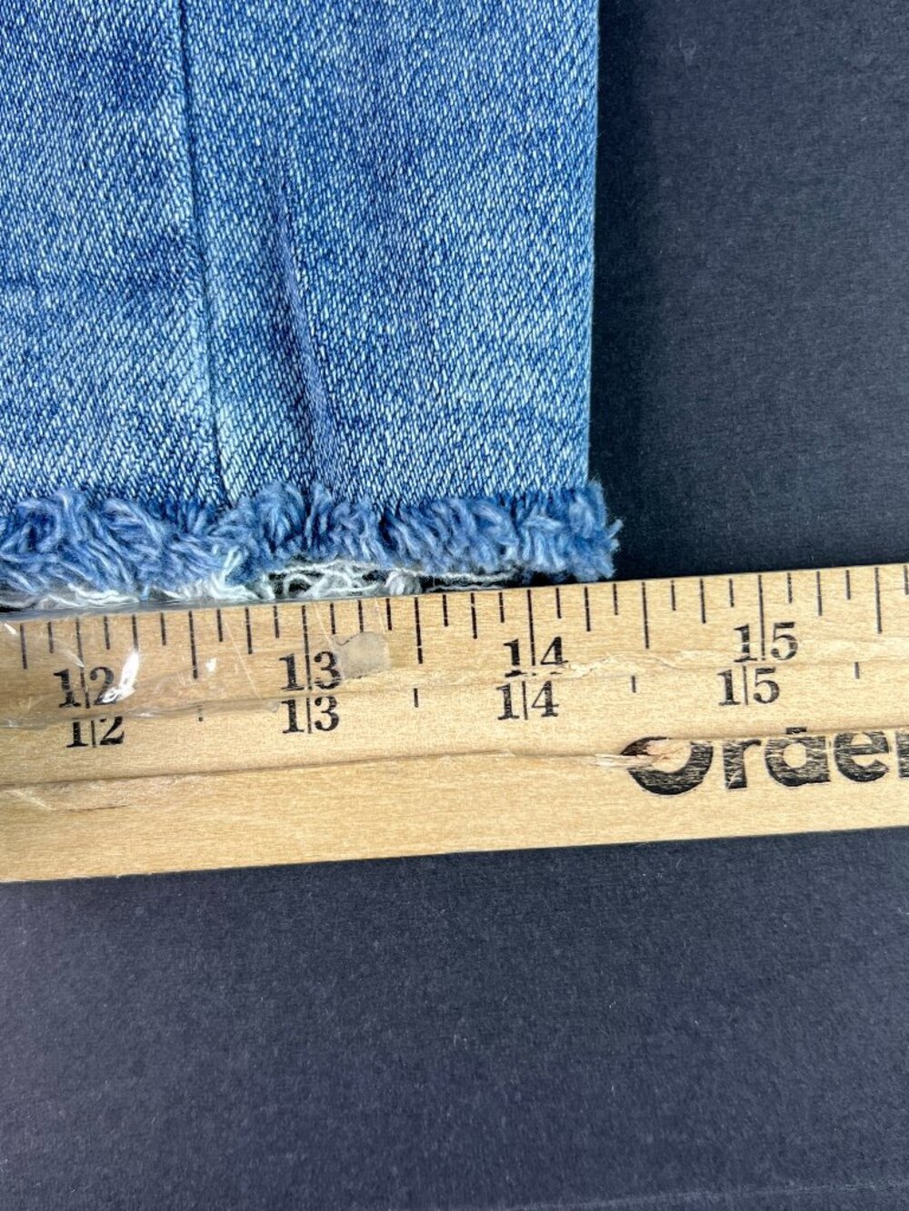 Judy Blue Jean Shorts Womens Plus 35* High Rise Blue Cut Off Denim Jorts Tag 2XL - Picture 11 of 15